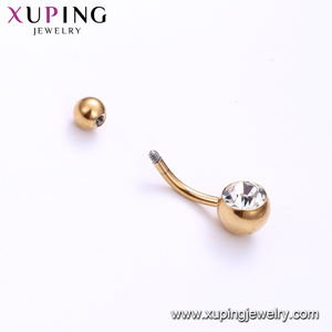 D-34 xuping Piercing all'Ombelico Elegante con Singola Pietra - Product Image 3