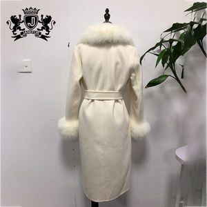 Cappotto da <span class=keywords><strong>donna</strong></span> in 100% di Cashmere con doppio collo lungo 100% in lana Double Face - Product Image 4