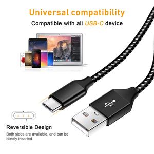 Câble <span class=keywords><strong>USB</strong></span> de Type C 3 pieds/2x6ft en Nylon tressé, chargeur Compatible avec <span class=keywords><strong>Samsung</strong></span> Galaxy S10 S10 + S9 <span class=keywords><strong>S8</strong></span> Pl, lot de 3 pièces - Product Image 2