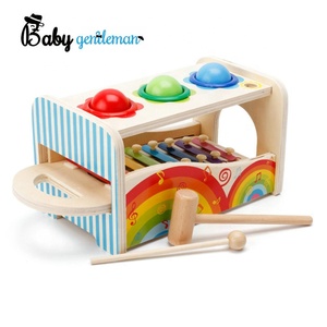 2018 Drôle bébé livre et robinet en bois jouets musicaux avec coulissant <span class=keywords><strong>xylophone</strong></span> Z07117A - Product Image 1