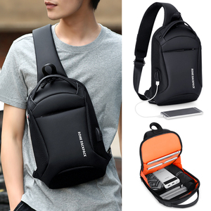 FENRUIEN-Bolso de viaje para hombre, bolsa de mensajero resistente al agua, antirrobo, con carga Usb, Oxford, personalizado, a la cintura, 2023 - Product Image 6
