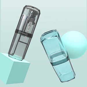Accessori per il bagno Sette pezzi viaggiare bottiglia set di modo di trasporto borsa da <span class=keywords><strong>viaggio</strong></span> borsa da toilette per spazzolino da denti della cassa del supporto - Product Image 4