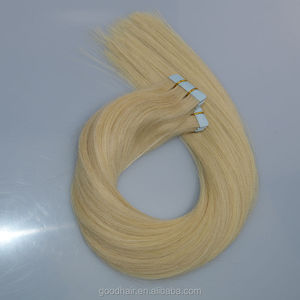 Productos más vendidos en Alibaba cinta adhesiva <span class=keywords><strong>Rubio</strong></span> extensión del <span class=keywords><strong>pelo</strong></span> para las mujeres blancas doble extensión - Product Image 2