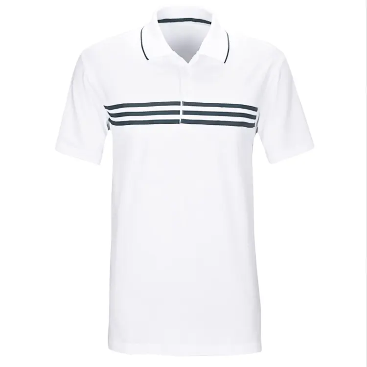 OEM Hohe Qualität Polo Hemd Stoff Streifen Brust Polo T Shirt Für Männer