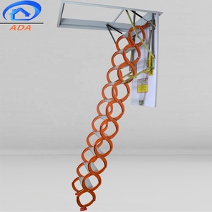 Hogar retráctil plegable de aluminio desplegable pasos para ático <span class=keywords><strong>escalera</strong></span> en la fábrica de China - Product Image 2