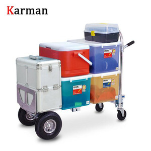 Carretilla de Mano de Aluminio HT1813, Carretilla de Plataforma Plegable de Cuatro Ruedas con Opciones de Personalización OEM - Product Image 5