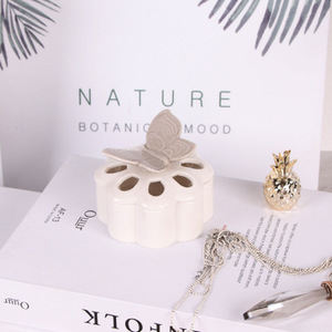 Mariposa <span class=keywords><strong>regalo</strong></span> caja <span class=keywords><strong>padrino</strong></span> <span class=keywords><strong>regalo</strong></span> hecho a mano de cerámica - Product Image 4