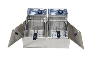 <span class=keywords><strong>Kfc</strong></span>-freidora eléctrica de patatas fritas de 6l, tanque único de gas propano, máquina para freír patatas fritas profundas, 12 litros - Product Image 5