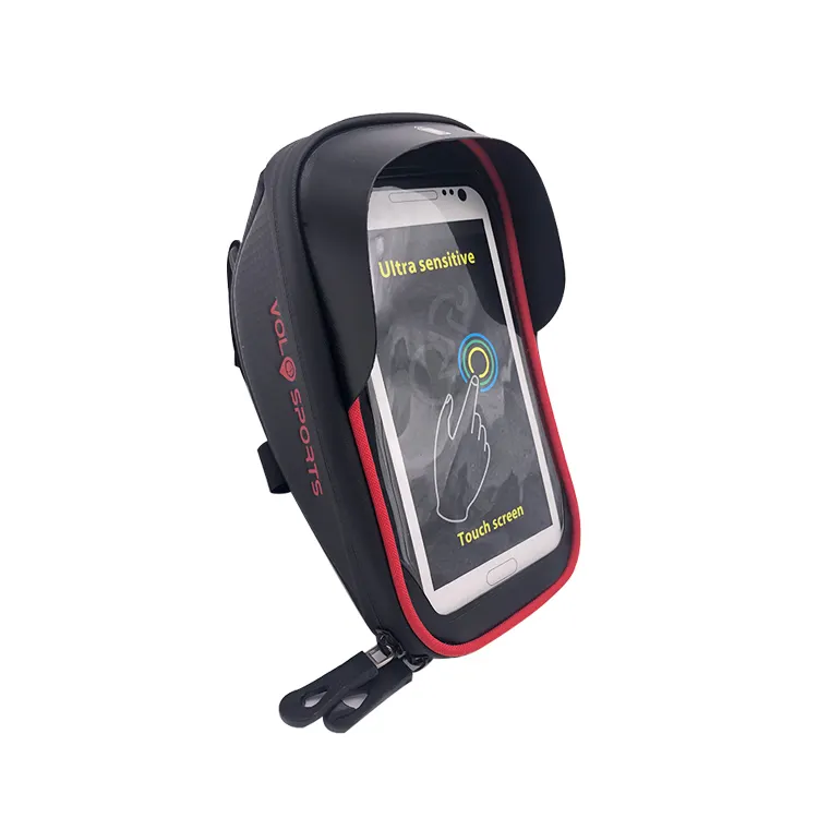 Sac étanche pour vélo, support de téléphone pour guidon de vélo, vente en gros d'usine