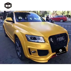 Fiberglass Front Bumper Rear Diffuser Side Skirts Fender Flares ABT Wide Body kit for Audi Q5