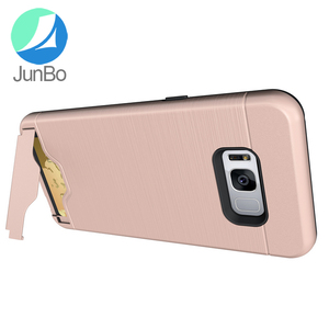 Con kickstand ranura para tarjeta nuevo caso para <span class=keywords><strong>Samsung</strong></span> Galaxy S8 caja del teléfono <span class=keywords><strong>celular</strong></span> TPU + PC <span class=keywords><strong>compra</strong></span> a granel <span class=keywords><strong>de</strong></span> - Product Image 2