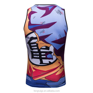 La bola del dragón del <span class=keywords><strong>Anime</strong></span> Z Tank <span class=keywords><strong>Top</strong></span> deportivos desgaste camiseta sin mangas - Product Image 6