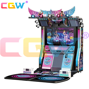Jeu vidéo de danse <span class=keywords><strong>multi</strong></span>-joueurs CGW, jeu de danse sur plancher, jeu d'arcade avec jetons de danse - Product Image 2