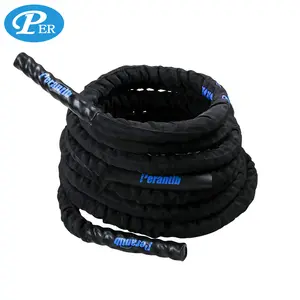 Supplier Fitness Training Rope Battle Rope China 30 Feet 40 Feet 50 Feet PP Bag + Carton Power Training Customized Color