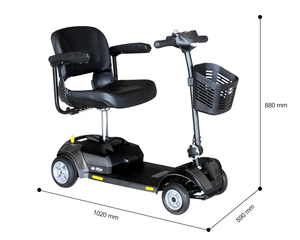 Precio barato portátil de 4 ruedas minusválidos Motor <span class=keywords><strong>Scooter</strong></span> para adultos - Product Image 2