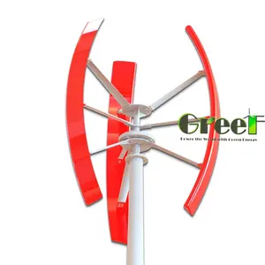 수직 축 풍력 발전기 greef 에너지 3kw 220V 50hz 수직 aerogenerator