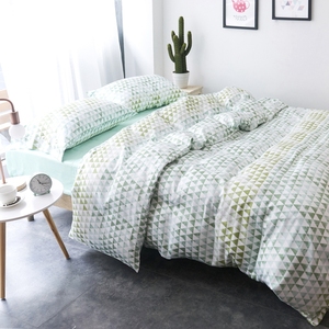 <span class=keywords><strong>Lumineux</strong></span> Coloré 100% Coton <span class=keywords><strong>Lit</strong></span> Couette Ensemble/Brossé Respirant Literie Ensemble De Draps Couette - Product Image 2