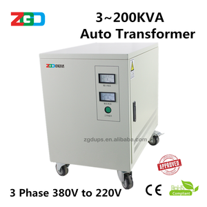 Auto Transformateur 3 ~ 200KVA 3 Phase 380 V à 220 V Compteur Affichage Transformateur Abaisseur De Tension - Product Image 1