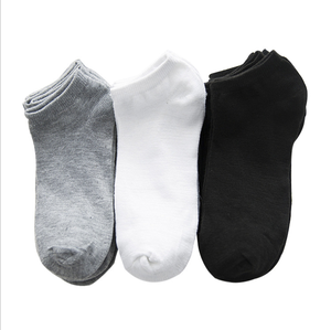 Youki Summer <strong>Men's</strong> Sports <strong>Ankle</strong> <strong>Socks</strong> Comfortable Breathable Pure Color Independent Packing with Body Logo - Product Image 2