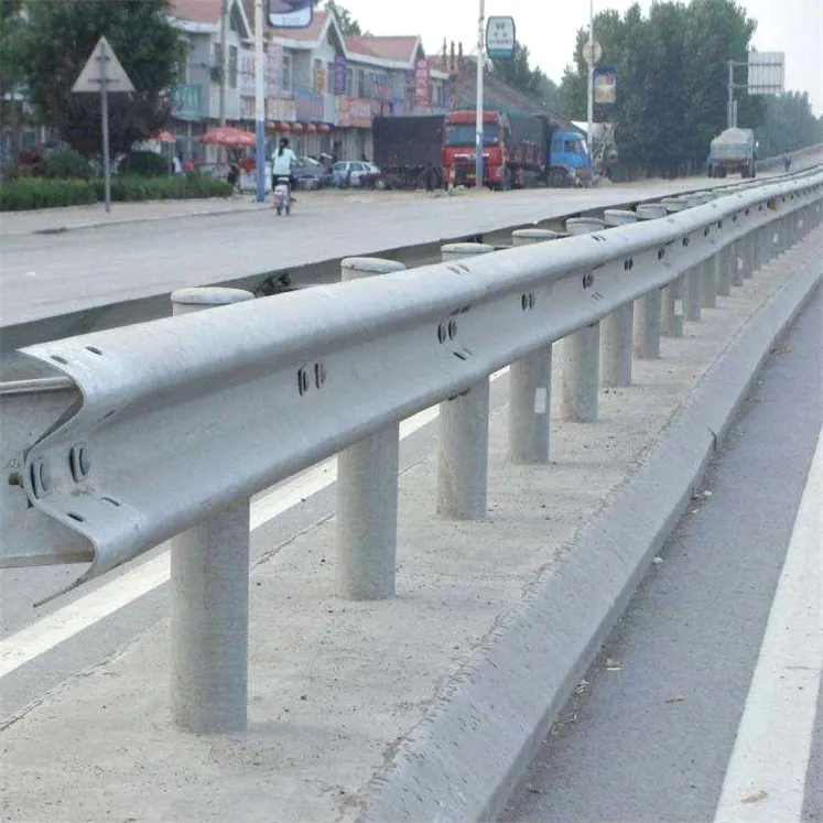 China manufacturers w beam barrier used in country road bridge urban road highway corrugated guardrail