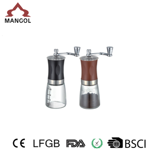 <span class=keywords><strong>De</strong></span> cerámica inoxidable Manual <span class=keywords><strong>de</strong></span> <span class=keywords><strong>molinillo</strong></span> <span class=keywords><strong>de</strong></span> café con un tarro <span class=keywords><strong>de</strong></span> cristal - Product Image 2