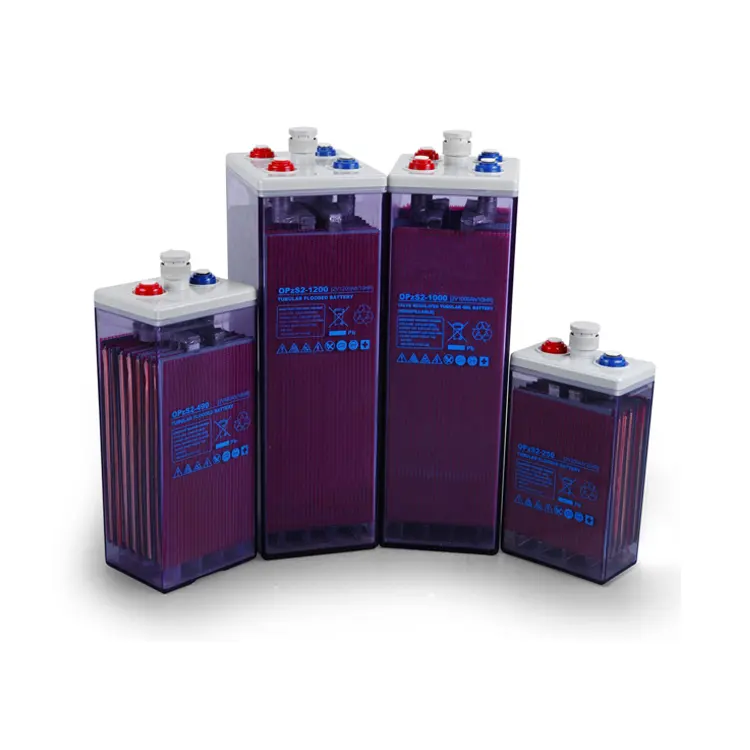 ESG 2V 800AH 1000AH Offre Spéciale Haute Qualité Plomb Acide Liquide Profonde Cycle Tubulaire OPzS Batterie
