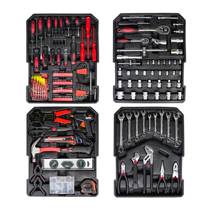 186Pcs Đa Chức Năng Công Cụ Thiết Lập Với Các Công Cụ Cơ Khí Wrenches Bạc Nhôm Hộp Xe Đẩy Kính Thiên Văn - Product Image 6