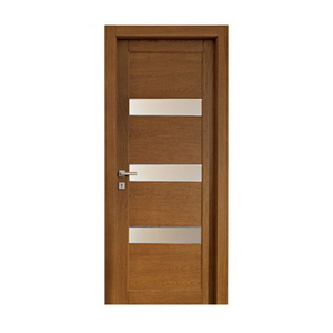 Puerta Moderna de Madera de Teca de Birmania y MDF, Tamaño Personalizado, Apertura Lateral para Dormitorio, Superficie Acabada para Hoteles en <span class=keywords><strong>Riad</strong></span> - Product Image 6