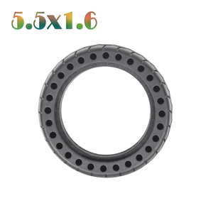 Neumáticos Nedong 5.5x1.6 para Patineta Pequeña, Ruedas <span class=keywords><strong>de</strong></span> Goma sin Aire, NUEVAS, 5.5 Pulgadas, para Scooter, Color Negro Marrón, Goma Vulcanizada - Product Image 3