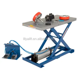 200Kg Portabel Udara Bertenaga Pneumatik Lift Table