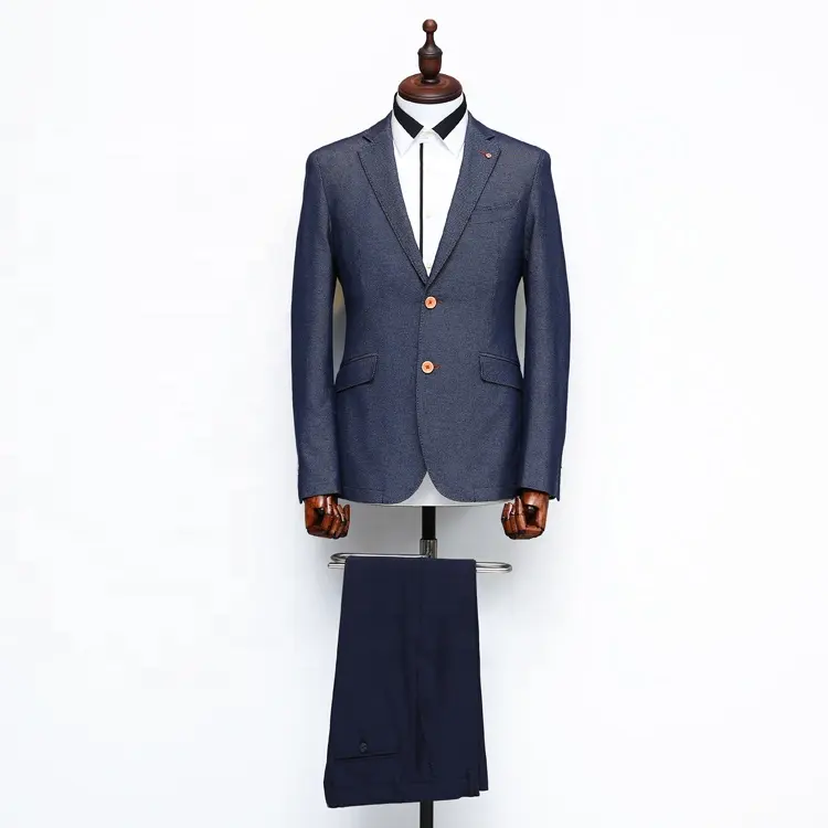 Servicio de OEM precio de fábrica nuevo diseño de tela de punto casual coreano traje de los hombres de negocios para hombres