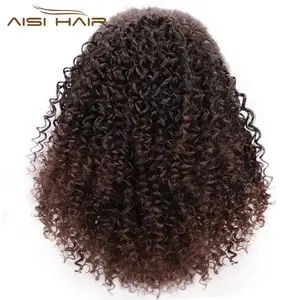 Aisi Capelli Sintetici Afro Crespo Ricci Coda di Cavallo Clip In Estensioni Dei Capelli Coulisse Soffio Afro coda di Cavallo Per Le Donne Nere