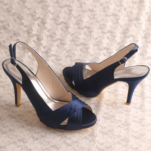 <span class=keywords><strong>Venus</strong></span> atraer azul marino zapatos de tacón alto - Product Image 3