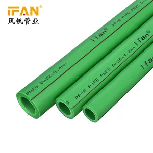IFAN 도매 폴리프로필렌 플라스틱 관 녹색 4 미터 DN20 PPR 파이프 PN20 20mm PPR 파이프 배관