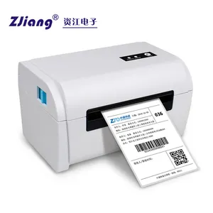 ZJ-9200 USB + Printer Label Kode Batang Termal LAN 100Mm