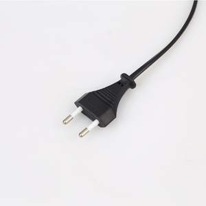 <span class=keywords><strong>EU</strong></span> Euro Européen VDE CE Approuvé 2 Broches Rallonge Electrique Fil Mâle à Femelle Prise de courant AC cordon d'alimentation - Product Image 3