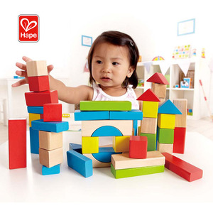 Hape Wholesale children kids rainbow Color wooden blocks toy wooden construction blocks - Product Image 3
