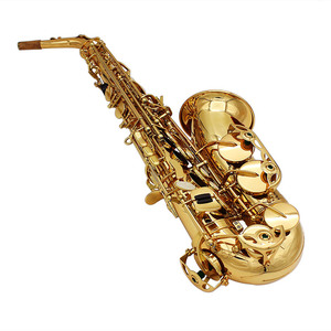 Haut <span class=keywords><strong>de</strong></span> gamme saxophone Ténor vent plat E saxophone <span class=keywords><strong>Tenor</strong></span> doré coquille blanche clés avec étui - Product Image 2