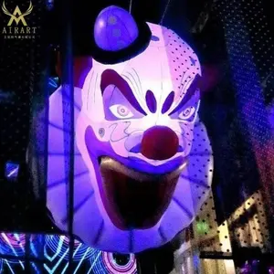 कार्निवल रात क्लब फांसी सजावट मजेदार inflatable सर्कस के जोकर त्योहार सजावट