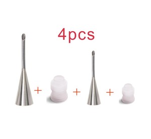 4 Cái Nóng Bán Thép Không Gỉ Bánh Cupcake Puffs Công Cụ Phun Puff Ống Tiêm Pastry <span class=keywords><strong>Filling</strong></span> Ống - Product Image 1