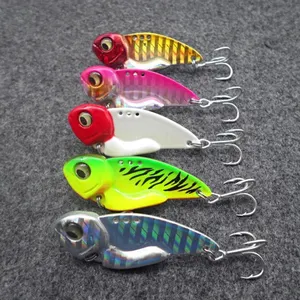 Popular model metal fishing lure blade vib bait lure hotsale strong hook vibe bait