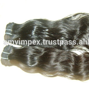 Paquetes de cabello humano crudo Temple 100gms/racimos cabello a granel Remy indio sin procesar 100% auténtico - Product Image 2