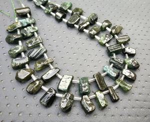 พลอยทัวร์มาลีนสีเขียวเกรด AAA อัญมณีหยาบแบบเจาะด้านข้างไม่เรียบตามธรรมชาติสำหรับเครื่องประดับอัญมณีหลวม - Product Image 6