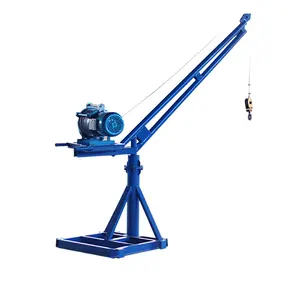 Ngoài trời máy nâng 500 kg 30 meter với 220 V 200 kg micro điện hoist crane palăng máy hộ gia đình trang trí nhỏ cần cẩu