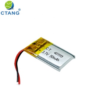 <span class=keywords><strong>Mini</strong></span> batería 3,7 V 401020 401119 401120 401215 3,7 V 50mAh batería <span class=keywords><strong>recargable</strong></span> de iones de polímero de litio lipo - Product Image 6