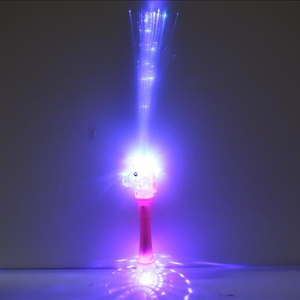 Luz intermitente de fibra óptica varita brillo tiara Blinking LED varita mágica - Product Image 1