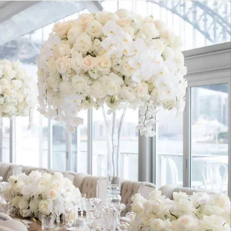 IFG70cm גדול יותר פרח לחתונה סידורי חתונה סידורי פרחים סיבים כימי