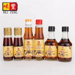 Preço de atacado BRC OEM Chinês Tempero vegetal óleo de gergelim óleo de cozinha venda quente marcas de manufatura da fábrica