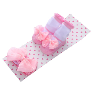Belle Princesse Bébé Costume Haut De gamme Coton Pleine Lune Chaussettes et Accessoires De Cheveux - Product Image 3