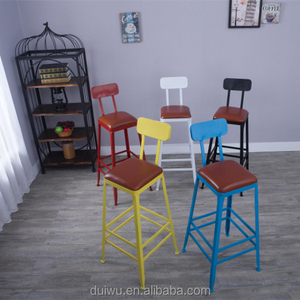 2016 <span class=keywords><strong>italie</strong></span> style métal Industriel bar meubles grand bar chaise haute pour vente - Product Image 5